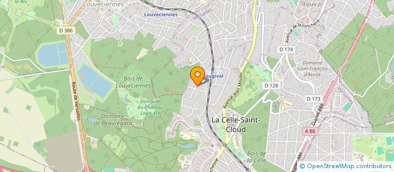 localisation de l'entreprise DEFINVEST  LA CELLE-SAINT-CLOUD