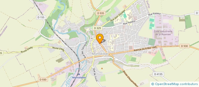 localisation de l'entreprise DEFINY CAR  MONTDIDIER