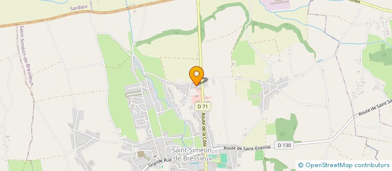 localisation de l'entreprise DEFIREC à SAINT-SIMEON-DE-BRESSIEUX