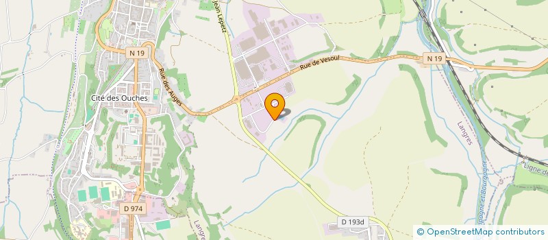 localisation de l'entreprise DEFIS à LANGRES