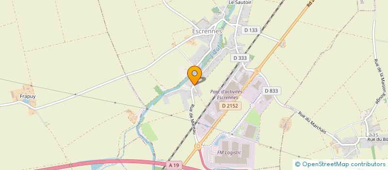 localisation de l'entreprise DEFIS EVENEMENTS HANDICAPS à ESCRENNES