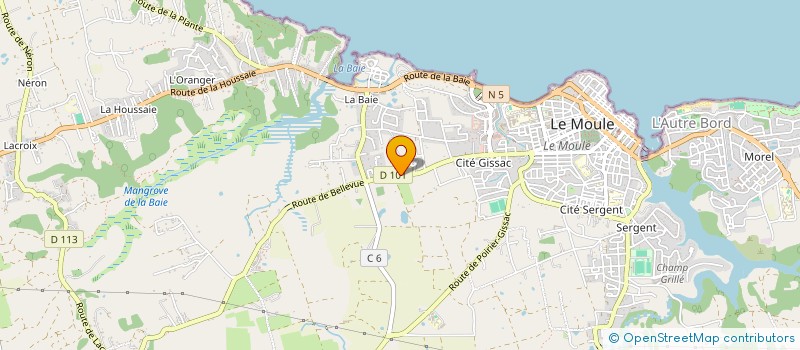 localisation de l'entreprise DEFIS GUADELOUPE à LE MOULE