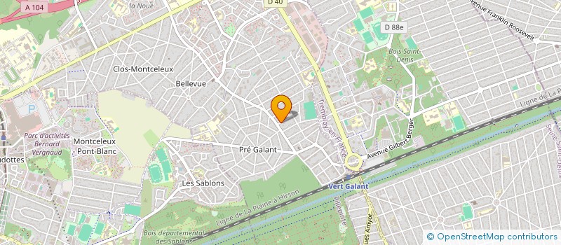 localisation de l'entreprise DEFIS IMMOBILIER à VILLEPINTE