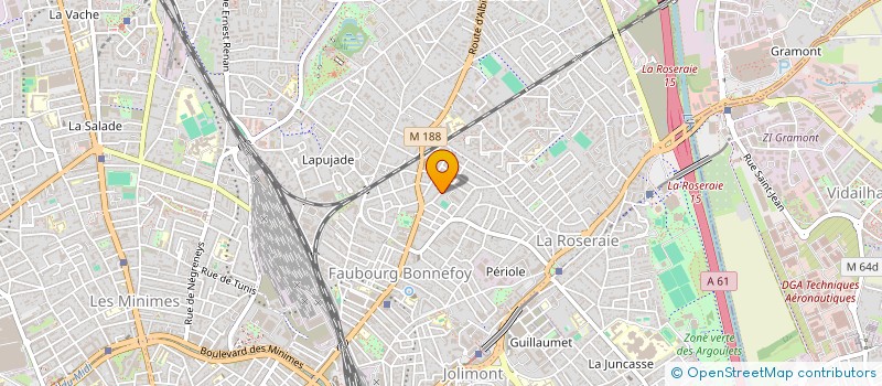 localisation de l'entreprise DEFIS'SPORTS à TOULOUSE