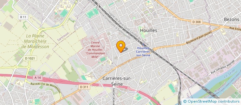localisation de l'entreprise DEFISC GARDEN  HOUILLES