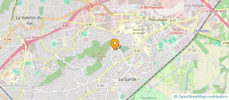 localisation de l'entreprise DEFISC-INVEST-IMMO à LA GARDE