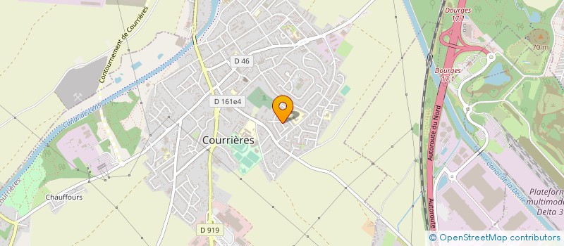 localisation de l'entreprise DEFISOL à COURRIERES