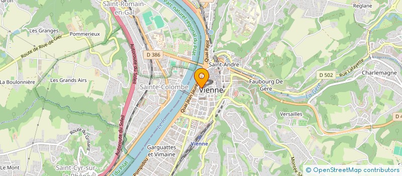 localisation de l'entreprise DEFISPORT  VIENNE