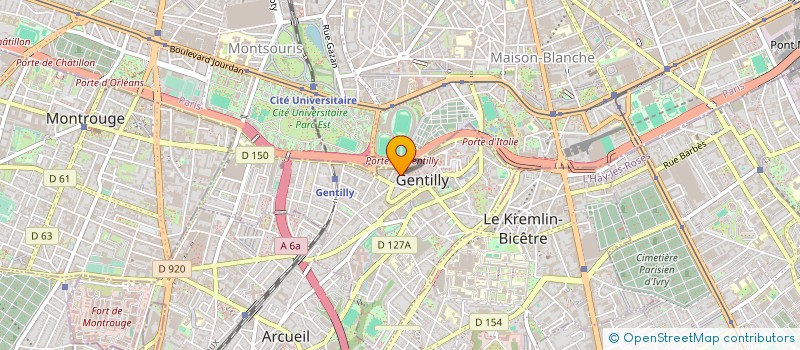 localisation de l'entreprise DEFIX à GENTILLY