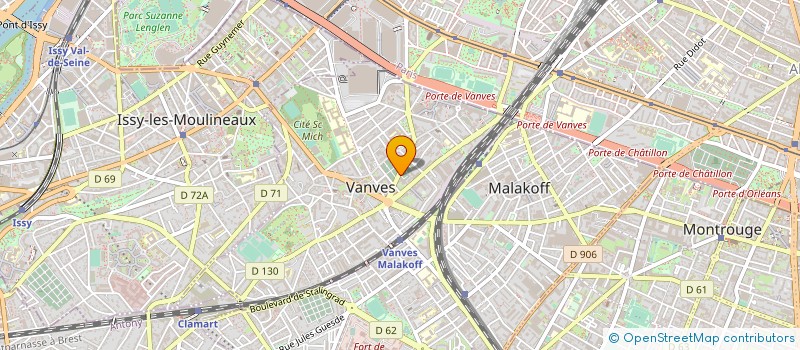 localisation de l'entreprise DEFLIGHT  VANVES