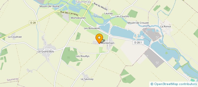 localisation de l'entreprise DEFLO à SAUMERAY