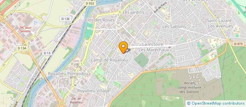 localisation de l'entreprise DEFOSSEZ-DOAT  COMPIEGNE