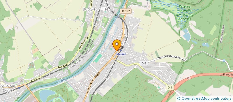 localisation de l'entreprise DEFOUILLOY SARL  MERIEL