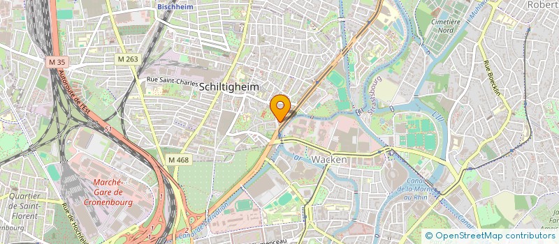 localisation de l'entreprise DEFRA  SCHILTIGHEIM