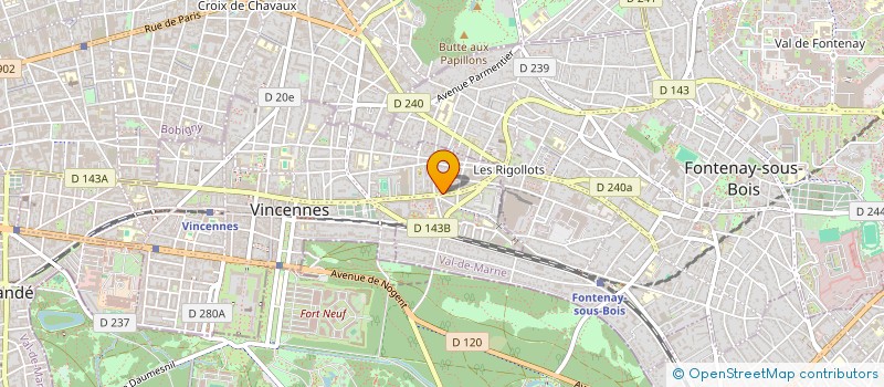 localisation de l'entreprise DEFRANCE 81 à VINCENNES