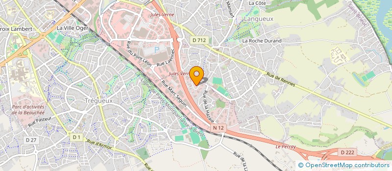 localisation de l'entreprise DEFRANCE ARMOR SARL à TREGUEUX