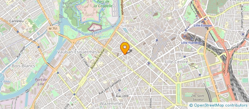 localisation de l'entreprise DEFRANCE RECOUVREMENT à LILLE