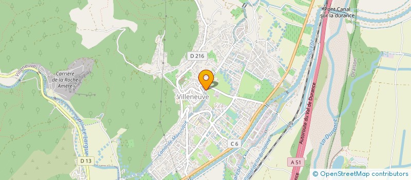 localisation de l'entreprise DEFRANCE TRANSPORTS EXPRESS  VILLENEUVE