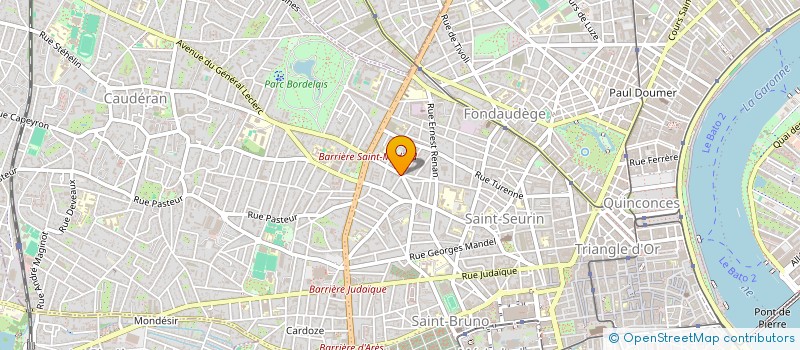 localisation de l'entreprise DEFRERES CONSTRUCTION  BORDEAUX