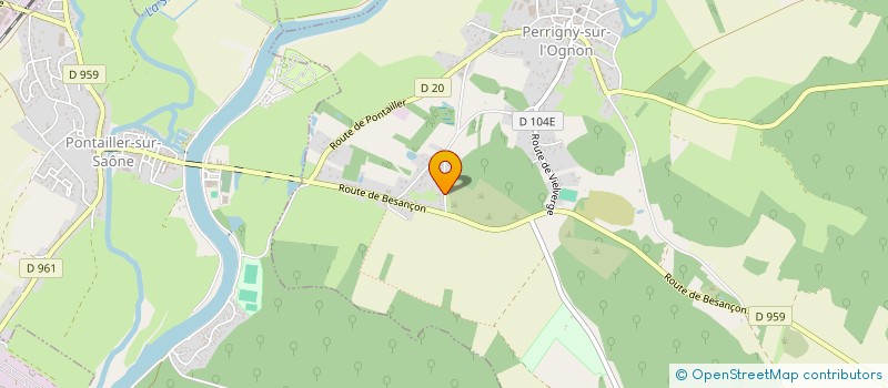 localisation de l'entreprise DEFRETIN & CO  PERRIGNY-SUR-L'OGNON