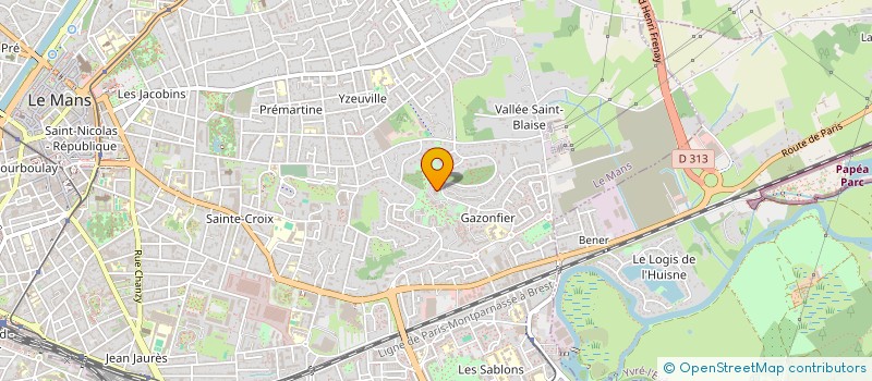 localisation de l'entreprise DEFRIFF MOTEURS à LE MANS