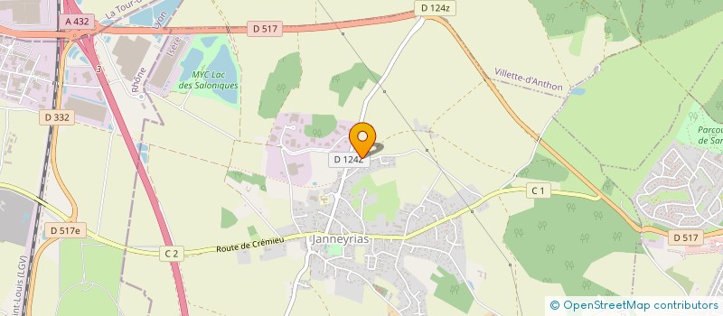 localisation de l'entreprise DEFROISS'EXPRESS à JANNEYRIAS