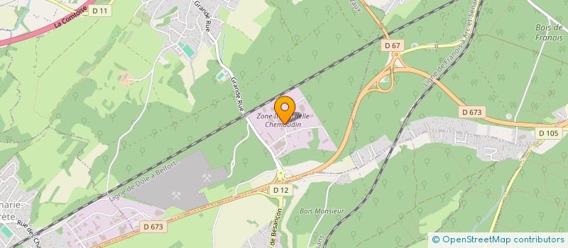 localisation de l'entreprise DEFTA AIRAX à CHEMAUDIN ET VAUX