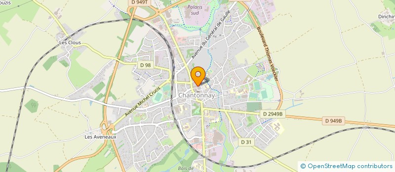 localisation de l'entreprise DEFY  CHANTONNAY