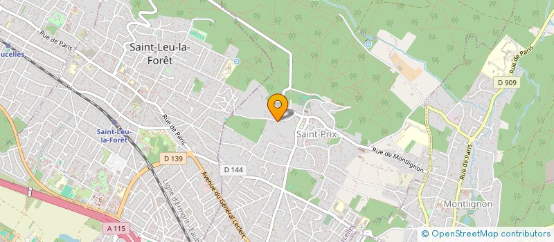 localisation de l'entreprise DEG à SAINT-PRIX