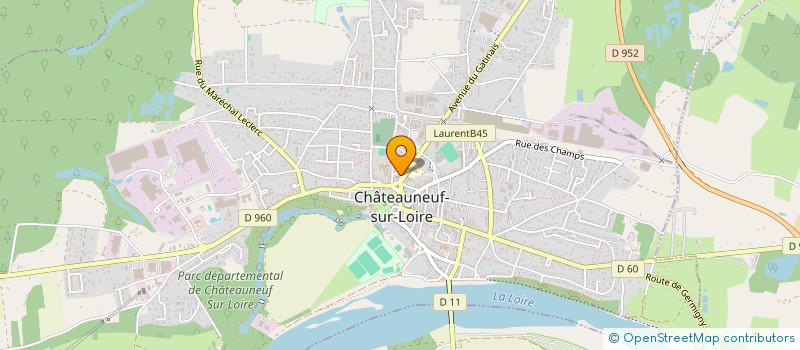 localisation de l'entreprise DEG à CHATEAUNEUF-SUR-LOIRE