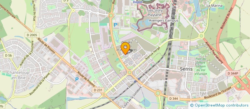 localisation de l'entreprise DEG CONSEIL  CHESSY