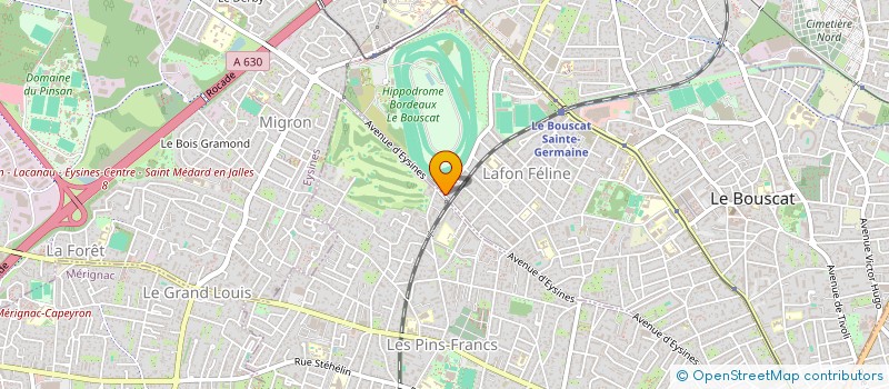 localisation de l'entreprise DEGAIL EAE à LE BOUSCAT