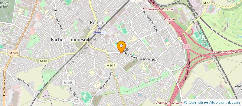 localisation de l'entreprise DEGAND FINANCES à RONCHIN