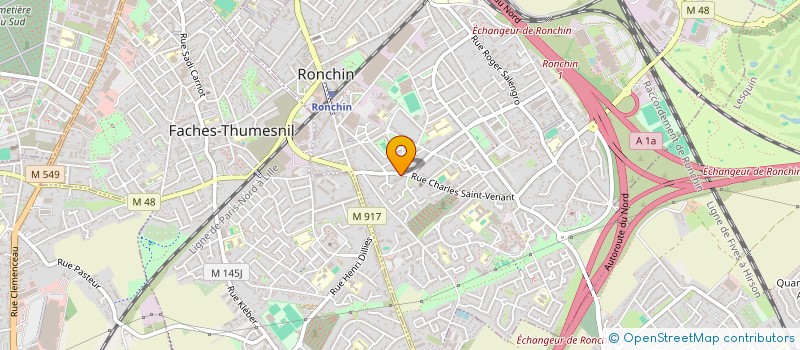 localisation de l'entreprise DEGAND LOSANGE  RONCHIN