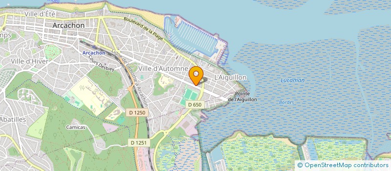 localisation de l'entreprise DEGANNE  ARCACHON