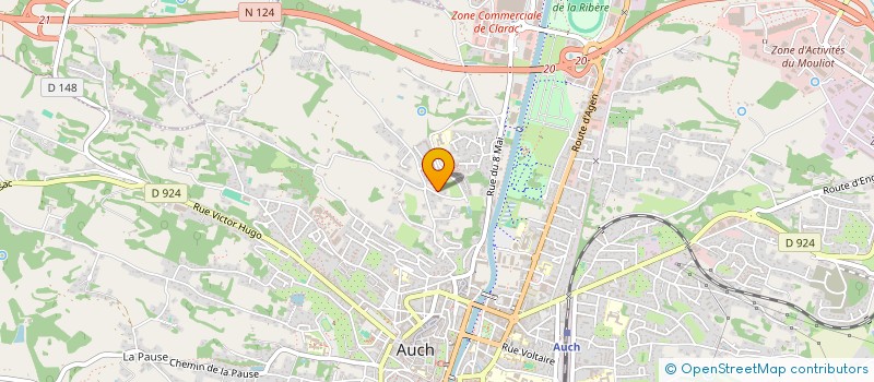 localisation de l'entreprise DEGANO ELA  AUCH