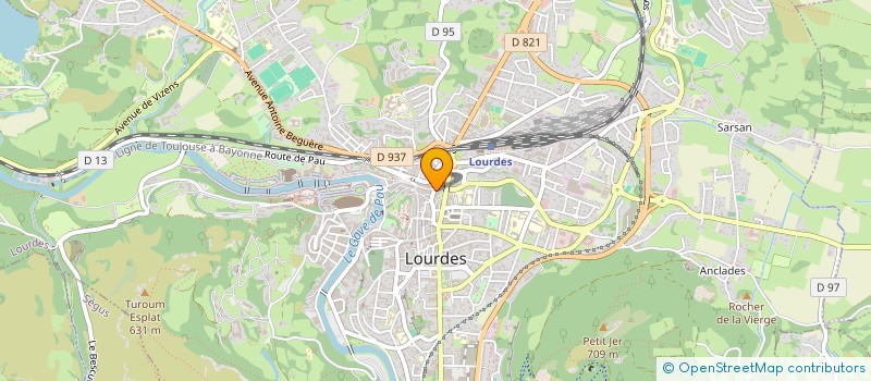 localisation de l'entreprise DEGARD à LOURDES