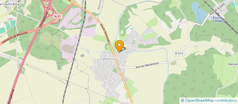 localisation de l'entreprise DEGARDIN BATIMENT à BAILLEUL-SUR-THERAIN