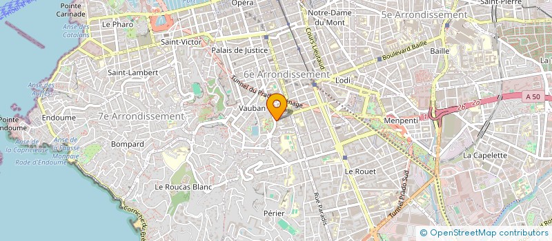 localisation de l'entreprise DEGAS à MARSEILLE