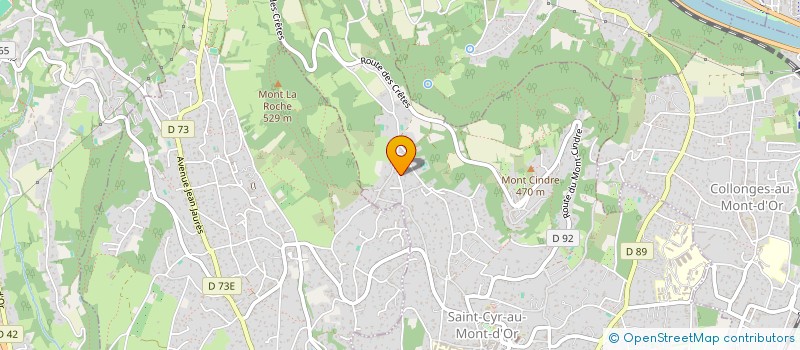 localisation de l'entreprise DEGAS IMMOBILIER  SAINT-CYR-AU-MONT-D'OR