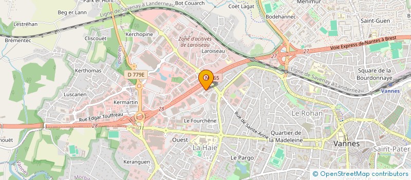 localisation de l'entreprise DEGASADENN à VANNES