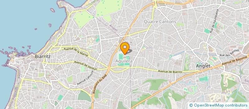 localisation de l'entreprise DEGATA DEVELOPPEMENT à BIARRITZ