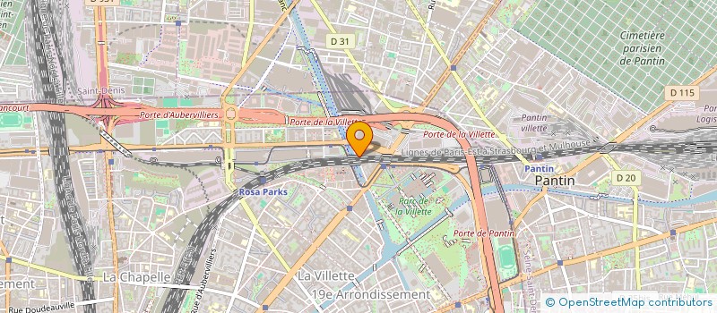 localisation de l'entreprise DEGATS à PARIS