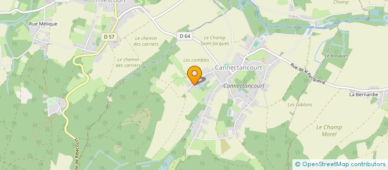 localisation de l'entreprise DEGAUCHY PAUL  CANNECTANCOURT