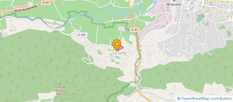 localisation de l'entreprise DEGAUGUE INVEST  BRIGNOLES