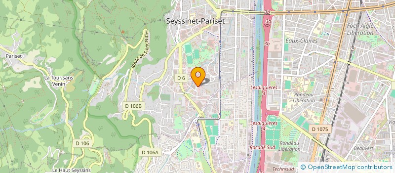 localisation de l'entreprise DEGECOM à SEYSSINET-PARISET