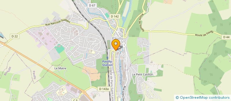 localisation de l'entreprise DEGEE  PAVILLY