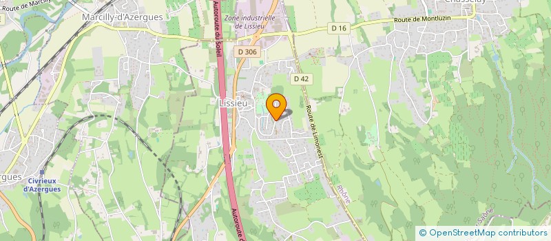 localisation de l'entreprise DEGELIBE  LISSIEU