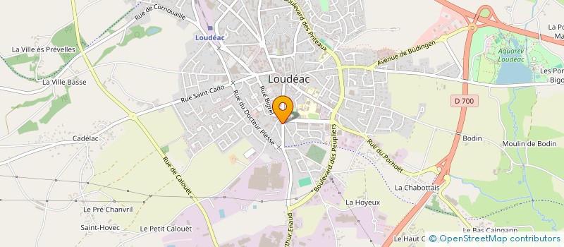 localisation de l'entreprise DEGEMER GROUP à LOUDEAC