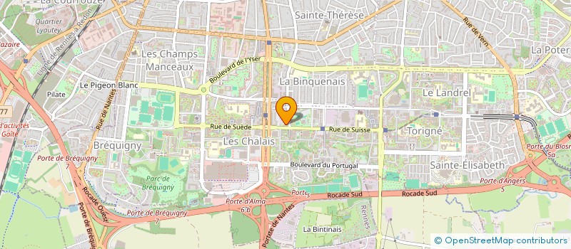 localisation de l'entreprise DEGEMER MAT E DANS  RENNES